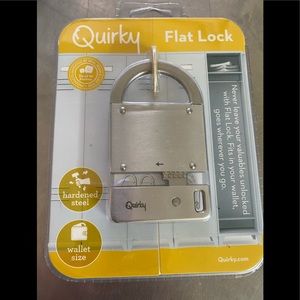 FLATLOCK Wallet sized padlock